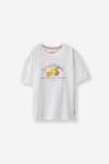 GIRLS Graphic Tee - 10 Off White