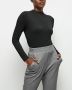 Edit Women's Fitted Funnel Neck Tee - Black