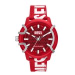 Diesel Griffed Three-hand Solar-powered Red Rpet Men's Watch DZ4620