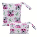 Adorable Koala Print Diaper Bags - 2 Pcs Asenappy Halloween Thanksgiving And Christmas Gift