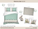 Kids Duvet Set Wondering Bunny Life