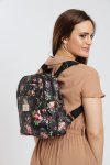 Ladies Lux Handbag Travel Backpack With Multiple Compartments