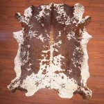 Aas Grade Nguni Hide 156 Brown white XL - Extra Large Brown white Panelled