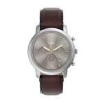 Fossil Mens Neutra Chronograph Leather Watch FS6143 Brown