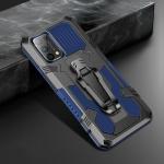 For Oppo RENO5 5G Machine Armor Warrior Shockproof PC + Tpu Protective Case Royal Blue