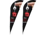 Legend 2M Sharkfin Flying Banner - Set Of 2