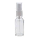 20ML Clear Glass Aromatherapy Bottle With Spritzer - White 18 410