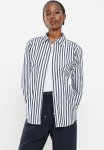 Tommy Hilfiger 1985 Banker Stp Relaxed Shirt - Optic White desert Sky