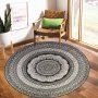 160CM Round Branded 3D Printed Area Rug Lightweight - RM30