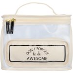 Clicks 2 Piece Cosmetic Bag Awesome