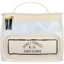 Clicks 2 Piece Cosmetic Bag Awesome
