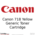 Canon 718 Hp 304A 305A 312A Compatible Toner Yellow