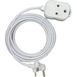 Ext Lead Dbl Janus 10MM 1MM White 1 Ea