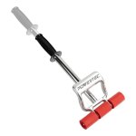 Powertec Extendable Floor And Wall Roller For Vinyl Flooring Tile & Linoleum Roller With Extendable 17" To 27" Handle 7.5" Wide