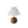 Pleated Ceramic Table Lamp - Nordic Minimalist Bedside Lamp