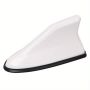 Cabs- Car Shark Fin Solar Flashing Light Dummy Antenna - White