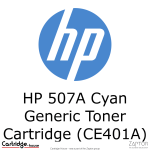 Hp 507A Cyan Compatible Laserjet Toner Cartridge CE401A