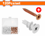 Screw Chipboard & Anchor Set 15X28MM 120PCS