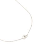 Waterproof Stainless Steel Interlock Loops Pendant Necklace