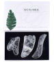 Crystal Gua Sha Stone Massager - Scraping Tool Set
