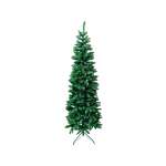 Pencil Shape Green Hinged 210CM Christmas Tree