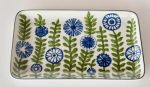 Blue & Green Sunflowers Rect Tray – 21.5X13CM