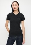 Polo Wmn Kelly V-neck T-Shirt - Black