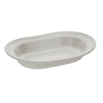 Staub Limited Stock 25CM White Truffle Oval Plate