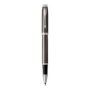 Im Fine Nib Rollerball Pen Dark Espresso With Chrome Trim Black Ink - Presented In A Gift Box