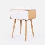 Margot Bedside Table - White