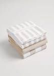Cr Stripe Australian Cotton Tea Towel Pack Of 3