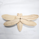 Wood Pine Dragonfly Cut Out