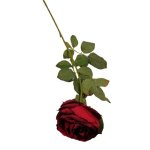 Rose On Stem 75CM - Red