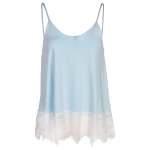 LaCie Lace Trim Cami - Powder Blue Free