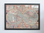 Lrg Cer. Tile 2 Circle World Map 84X113