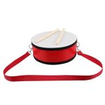 Uldigi 1 Set Red Marching Snare Drum With Strap Lightweight Percussion Instrument For Musical Performances Enhances Rhythm And T