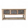 Carved Lazuli Console Table Sotran Dekorativ