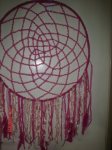 Pink Extra Large Dreamcatcher DC24
