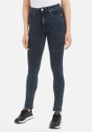 Calvin Klein High Rise Skinny - Blue Black Split
