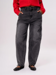 Charcoal Denim Jeans - 44 Black
