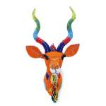 MINI Colourful Beaded Kudu Head