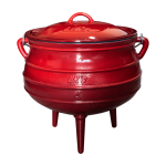 Lk S Pot 3-LEG 4 9.3L C i Red Enamel