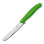 Victorinox Swiss Army Victorinox - Table Knife Serrated 11CM Green - 2 Pack