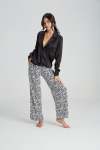 Harvey Pants - M l Black Satin