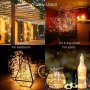 Outdoor Solar String Lights Christmas Tree Light Lamp Garden 100 LED Multicolored/white/warm White