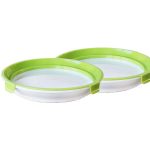 Mykitchen Round Plastic Vacuum Food Storage Containers