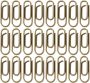 100PCS MINI Metal Paperclips Copper Color Decorative Document Clips
