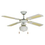 105CM Pull Switch Ceiling Fan - White
