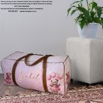 Travel Bag Hospital Bag Duffel Bag Teddy Bear Ballerina Sparkle