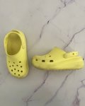 Crocs Yellow Shoes Size 2 Adult